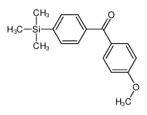 (4-methoxyphenyl)-(4-trimethylsilylphenyl)methanone_18105-99-2