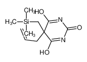 5-prop-2-enyl-5-(trimethylsilylmethyl)-1,3-diazinane-2,4,6-trione_18106-27-9