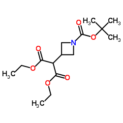 diethyl 2-[1-[(2-methylpropan-2-yl)oxycarbonyl]azetidin-3-yl]propanedioate_183062-95-5
