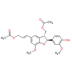 Dimeric coniferyl acetate_184046-40-0