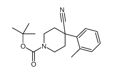 tert-butyl 4-cyano-4-(2-methylphenyl)piperidine-1-carboxylate_186347-28-4