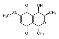 rel-(1R,3R,4R)-4-hydroxy-6-methoxy-1,3-dimethyl-3,4-dihydro-1H-isochromene-5,8-dione_191934-91-5