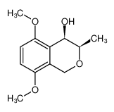 rel-(3R,4R)-5,8-dimethoxy-3-methylisochroman-4-ol_191935-00-9