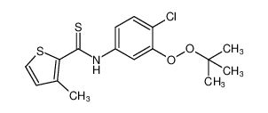 N-(3-(tert-butylperoxy)-4-chlorophenyl)-3-methylthiophene-2-carbothioamide_191984-76-6