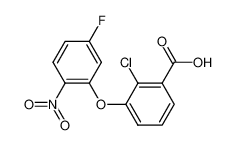 2-Chlor-3-(5-fluor-2-nitro-phenoxy)-benzoesaeure_19199-61-2