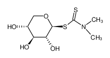 N,N-dimethyl β-D-xylopyranosyl dithiocarbamate_19200-33-0