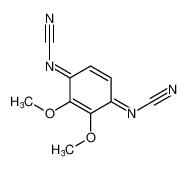 Cyanamide, (2,3-dimethoxy-2,5-cyclohexadiene-1,4-diylidene)bis-,(E,E)-_192057-61-7