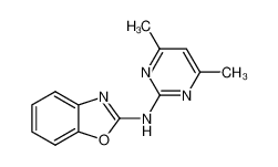 N2-(4,6-dimethylpyrimidin-2-yl)-1,3-benzoxazol-2-amine_19206-91-8