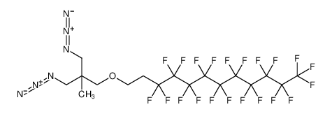 12-(3-azido-2-(azidomethyl)-2-methylpropoxy)-1,1,1,2,2,3,3,4,4,5,5,6,6,7,7,8,8,9,9,10,10-henicosafluorododecane_192065-86-4
