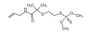 5-(O.O - Dimethyl -thiophosphonomercapto) -2.2 -dimethyl -3 -thia -valeriansaeure - allylamid_1921-34-2