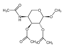 Methyl-4-acetamino-4-deoxy-2.3-di-O-acetyl-α-L-arabinopyranosid_19210-07-2