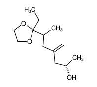 (2S,6RS)-7,7-ethylenedioxy-4-methylene-6-methyl-2-nonanol_192118-52-8