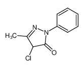 4-chloro-3-methyl-1-phenyl-2-pyrazolin-5-one_19212-71-6