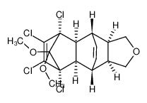 (1α,2α,3β,6β,7α,8α,9α,13α)-3,4,5,6-tetrachloro-16,16-dimethoxy-11-oxapentacyclo[6.5.2.13,6.02,7.09,13]hexadeca-4,14-diene_192128-28-2