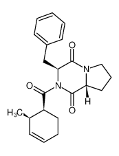 (3S,8aR)-3-Benzyl-2-((1S,2R)-2-methyl-cyclohex-3-enecarbonyl)-hexahydro-pyrrolo[1,2-a]pyrazine-1,4-dione_192130-86-2