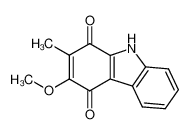 3-methoxy-2-methyl-4,9-dihydro-1H-carbazole-1,4-dione_192188-88-8