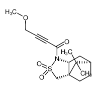 (1S,5R,7R)-1-(10,10-dimethyl-3,3-dioxo-3-thia-4-azatricyclo[5.2.1.01,5]dec-4-yl)-4-methoxy-2-butyn-1-one_192203-91-1
