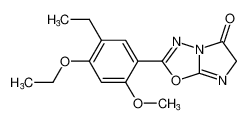 2-(4-ethoxy-5-ethyl-2-methoxyphenyl)imidazo[2,1-b][1,3,4]oxadiazol-5(6H)-one_192213-43-7