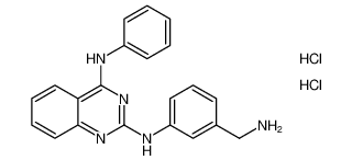 N2-(3-(aminomethyl)phenyl)-N4-phenylquinazoline-2,4-diamine dihydrochloride_192214-75-8