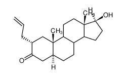 2α-Allyl-17β-hydroxy-5α-androstanon-(3)_1923-25-7
