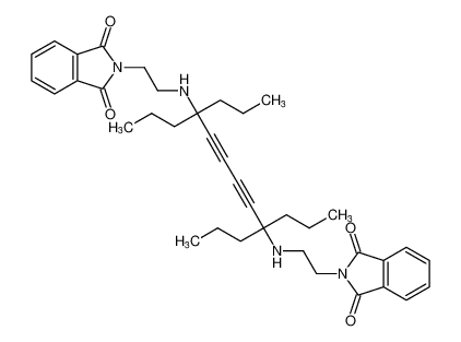 1H-Isoindole-1,3(2H)-dione,2,2'-[(1,1,6,6-tetrapropyl-2,4-hexadiyne-1,6-diyl)bis(imino-2,1-ethanediyl)]bis-_192312-94-0
