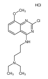 N1-(2-chloro-8-methoxyquinazolin-4-yl)-N3,N3-diethylpropane-1,3-diamine hydrochloride_192323-48-1