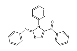 phenyl-(3-phenyl-2-phenylimino-1,3-thiazol-4-yl)methanone_192379-34-3