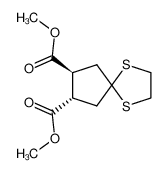 trans-(7S,8S)-1,4-dithiaspiro[4.4]nonane-7,8-dicarboxylic acid bis(methyl ester)_192385-75-4