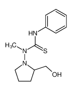 1-(2-Hydroxymethyl-pyrrolidin-1-yl)-1-methyl-3-phenyl-thiourea_192430-38-9