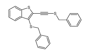 3-(benzylthio)-2-((benzylthio)ethynyl)benzo[b]thiophene_192433-67-3