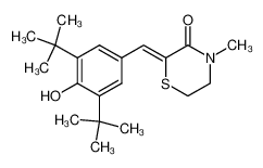 (Z)-2-[[3,5-bis(1,1-dimethylethyl)-4-hydroxyphenyl]methylene]-4-methyl-3-thiomorpholinone_192440-89-4