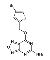 7-((4-bromothiophen-2-yl)methoxy)-[1,2,5]oxadiazolo[3,4-d]pyrimidin-5-amine_192441-14-8