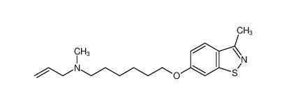 N-allyl-N-methyl-6-((3-methylbenzo[d]isothiazol-6-yl)oxy)hexan-1-amine_192442-99-2