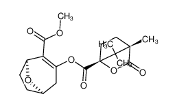 (1S,5R)-3-((1R,4S)-4,7,7-Trimethyl-3-oxo-2-oxa-bicyclo[2.2.1]heptane-1-carbonyloxy)-8-oxa-bicyclo[3.2.1]oct-2-ene-2-carboxylic acid methyl ester_192461-08-8
