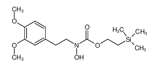 N-[2-(trimethylsilyl)ethoylxycarbonyl]-N-hydroxy-2-(3,4-dimethoxyphenyl)ethylamine_192525-16-9