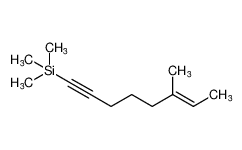 (E)-trimethyl(6-methyloct-6-en-1-yn-1-yl)silane_192571-63-4