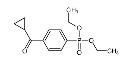 cyclopropyl-(4-diethoxyphosphorylphenyl)methanone_192573-00-5