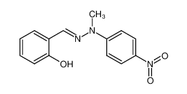 salicylaldehyde-[methyl-(4-nitro-phenyl)-hydrazone]_19258-32-3
