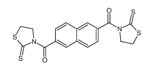 [6-(2-Thioxo-thiazolidine-3-carbonyl)-naphthalen-2-yl]-(2-thioxo-thiazolidin-3-yl)-methanone_192654-74-3