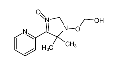 (5,5-Dimethyl-3-oxy-4-pyridin-2-yl-2,5-dihydro-imidazol-1-yloxy)-methanol_192706-32-4