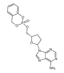 2-(((2S,5R)-5-(6-amino-9H-purin-9-yl)tetrahydrofuran-2-yl)methoxy)-4H-benzo[d][1,3,2]dioxaphosphinine 2-oxide_192752-94-6