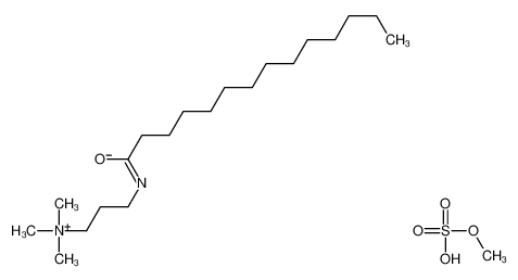 methyl sulfate,trimethyl-[3-(tetradecanoylamino)propyl]azanium_19277-89-5