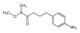 4-(4-aminophenyl)butyric acid, N-methoxy-N-methylamide_192774-15-5