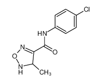 4-methyl-4,5-dihydro-[1,2,5]oxadiazole-3-carboxylic acid 4-chloro-anilide_19279-60-8