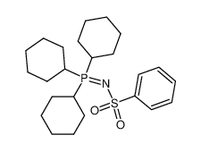 N-(tricyclohexyl-l5-phosphaneylidene)benzenesulfonamide_19280-70-7