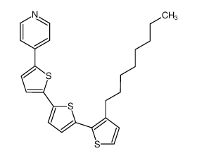 4-(3'-Octyl-[2,2';5',2']terthiophen-5-yl)-pyridine_192801-99-3