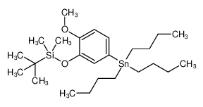 tert-butyl(2-methoxy-5-(tributylstannyl)phenoxy)dimethylsilane_192809-60-2