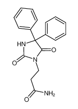3-(2,5-dioxo-4,4-diphenyl-imidazolidin-1-yl)-propionamide_19283-04-6