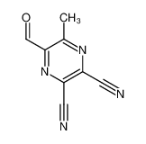 5-formyl-6-methylpyrazine-2,3-dicarbonitrile_192933-54-3