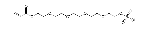14-((methylsulfonyl)oxy)-3,6,9,12-tetraoxatetradecyl acrylate_192988-47-9